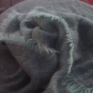 Peruvian Connection Teal Knit Scarf